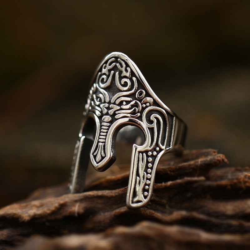 Vintage Legion Helm Ring Spartan
