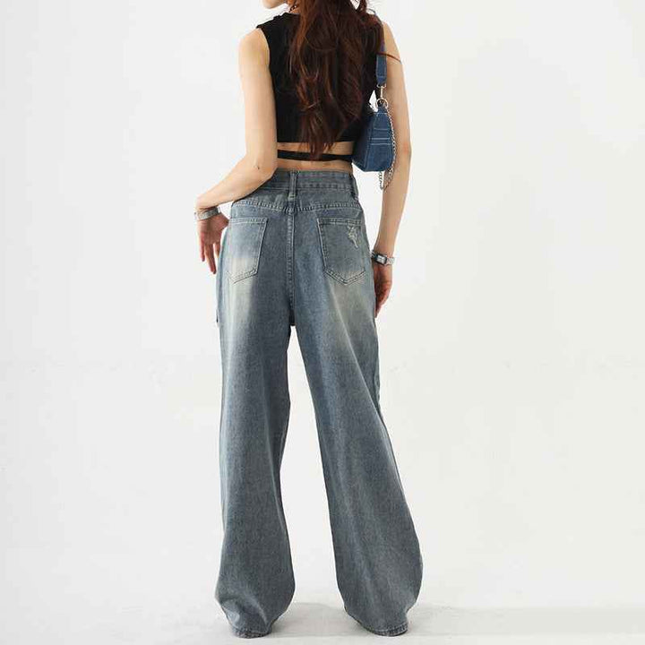 Women's Baggy Subway Jeans - Stylish and Comfortable Fit