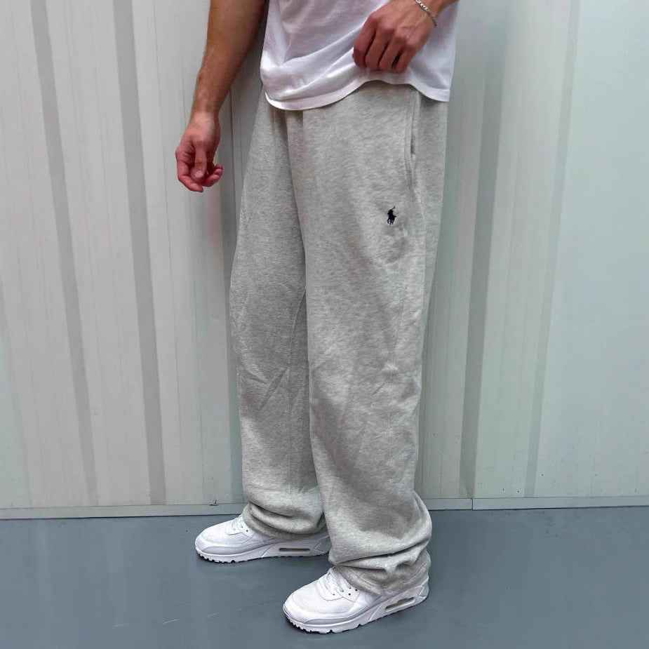 Men's Classic Wool Sweatpants with Side Pockets