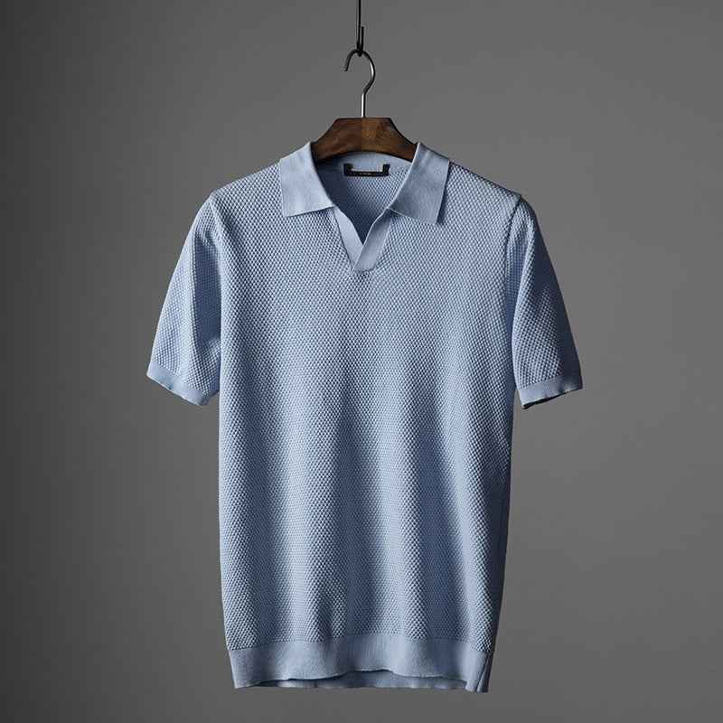 Men's Classic Polo Shirt Blue
