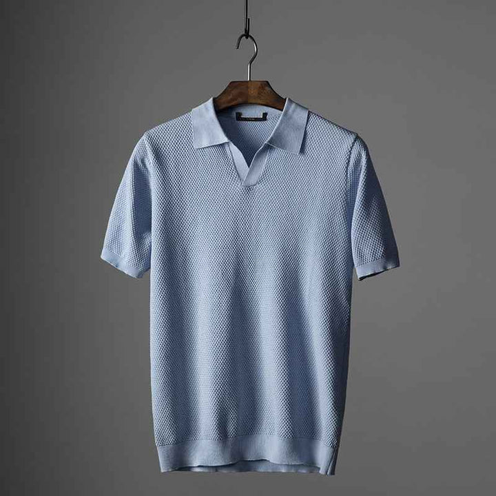 Men's Classic Polo Shirt Blue