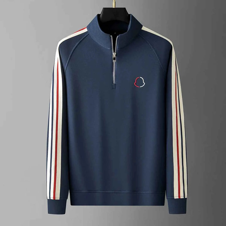 Trendy Quarter-Zip Tracksuit Set
