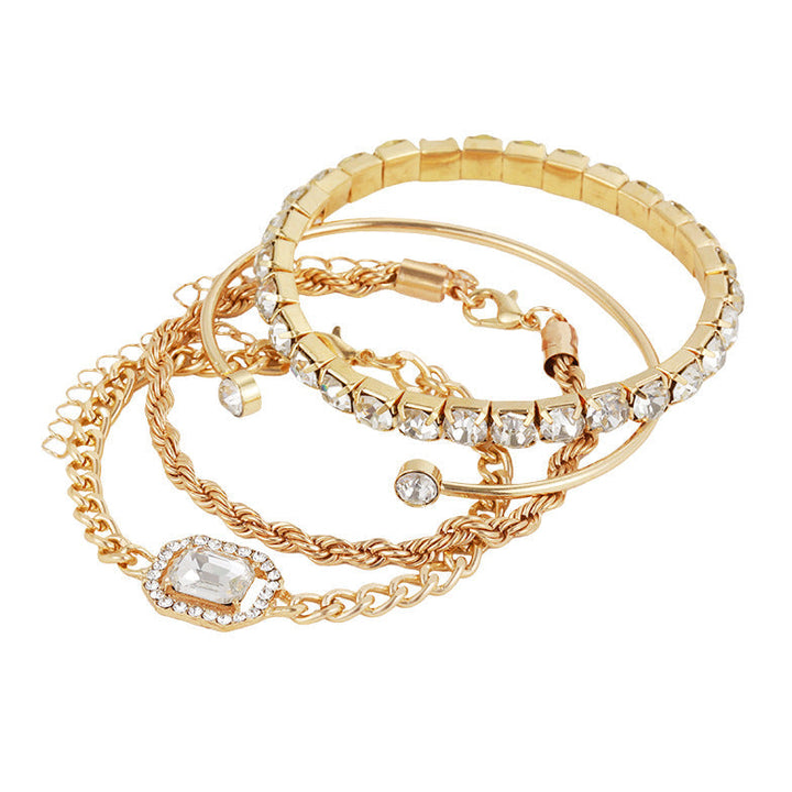 Luxe Four-Piece Bracelet Set | Women's Jewelry Collection