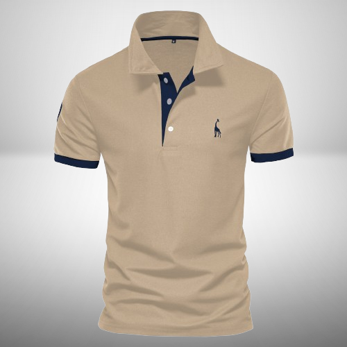 Men’s Big & Tall Premium Mesh Polo Shirt– Comfortable Casual Shirt (66) Khaki