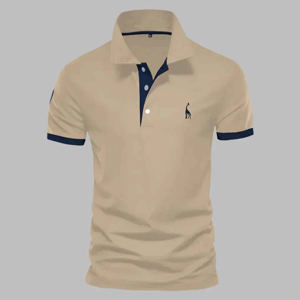 Men's Stylish Polo Shirt Khaki