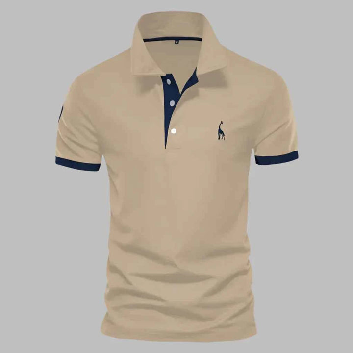 Men's Stylish Polo Shirt Khaki
