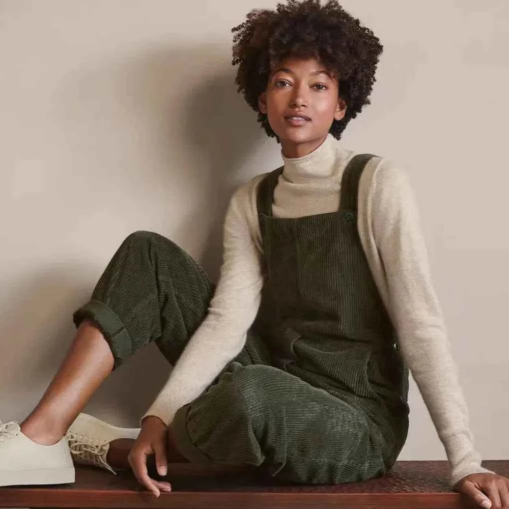 Women's Relaxed Fit Corduroy Overalls