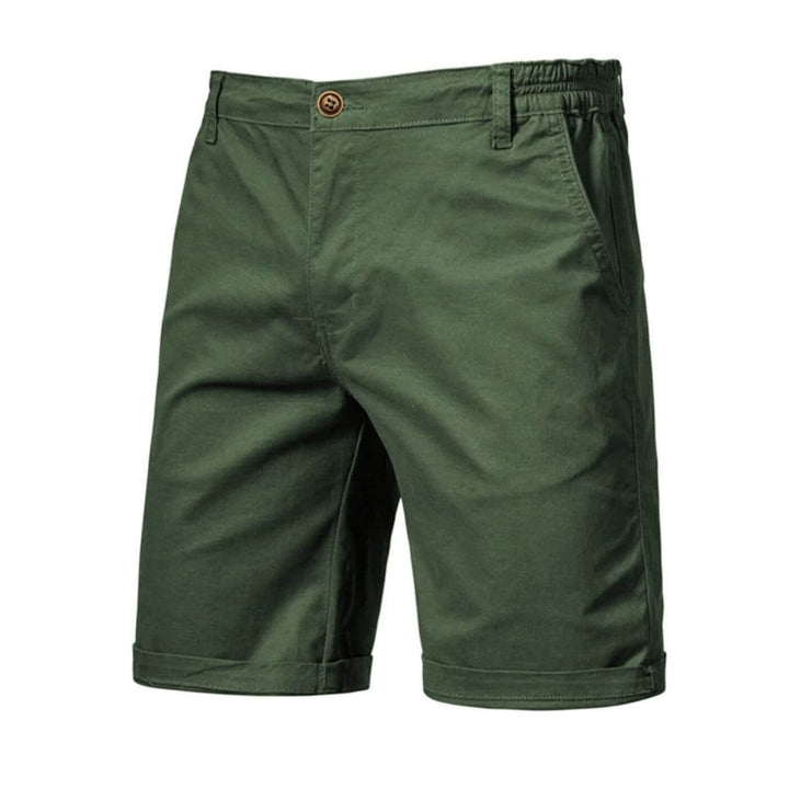 Theodore | Comfortable Everyday Shorts with Stretch Green