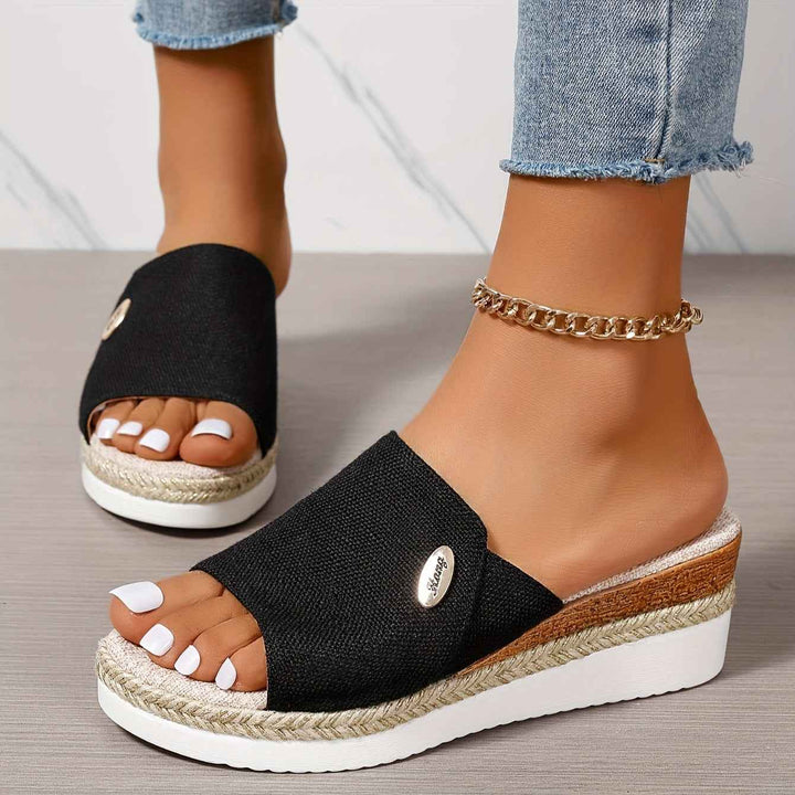 Olivia | Women's Platform Sandals - Comfortable and Elegant Summer Footwear Black