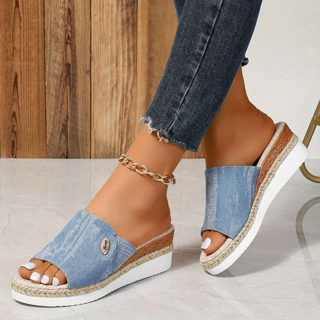 Olivia | Women's Platform Sandals - Comfortable and Elegant Summer Footwear Light Blue