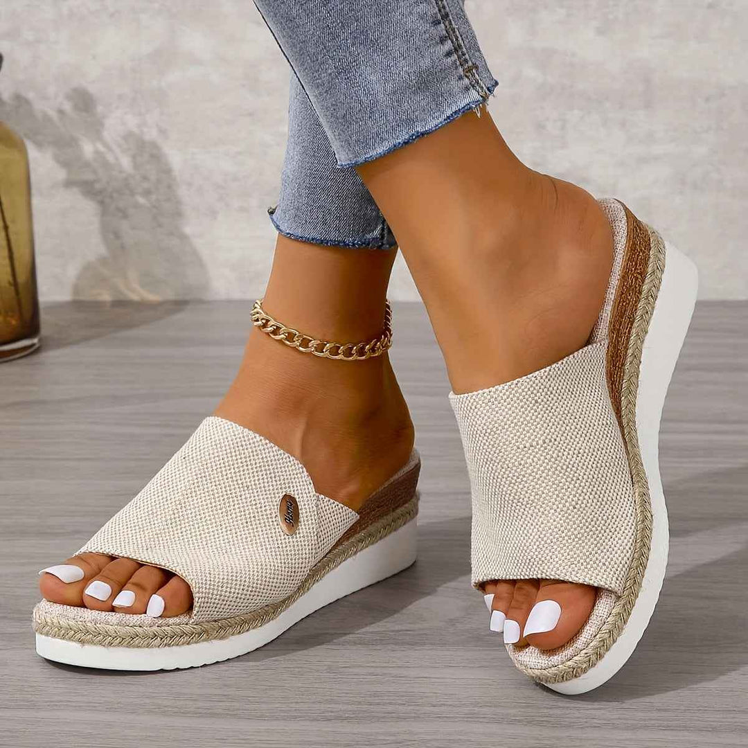 Olivia | Women's Platform Sandals - Comfortable and Elegant Summer Footwear Apricot
