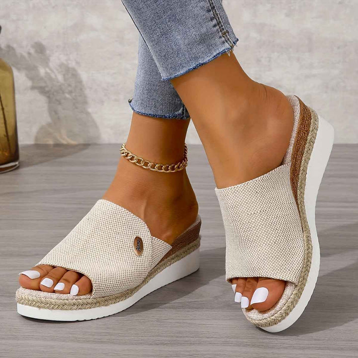 Olivia | Women's Platform Sandals - Comfortable and Elegant Summer Footwear Apricot
