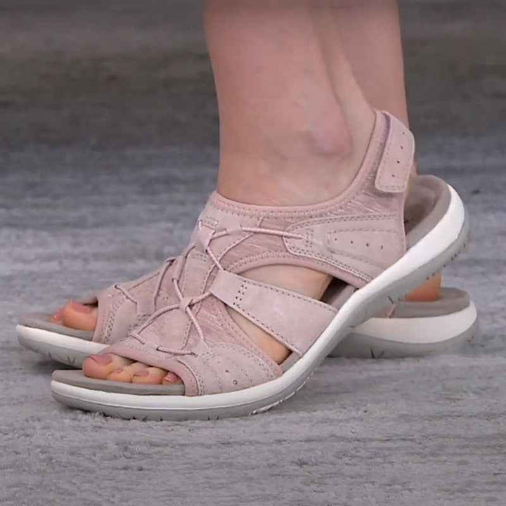 Louise | Fashionable Orthopedic Women's Sandals - Comfortable Footwear for All-Day Wear Pink