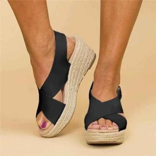 Romilly | Women's Sandals with Orthopedic Footbed - Comfortable Support Black