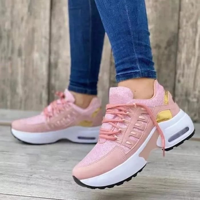 Comfortable Orthopedic Shoes for Women | OrthoFlex Style Pink
