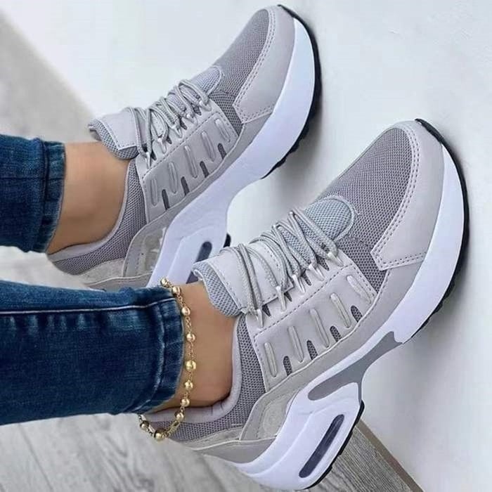 Comfortable Orthopedic Shoes for Women | OrthoFlex Style Gray