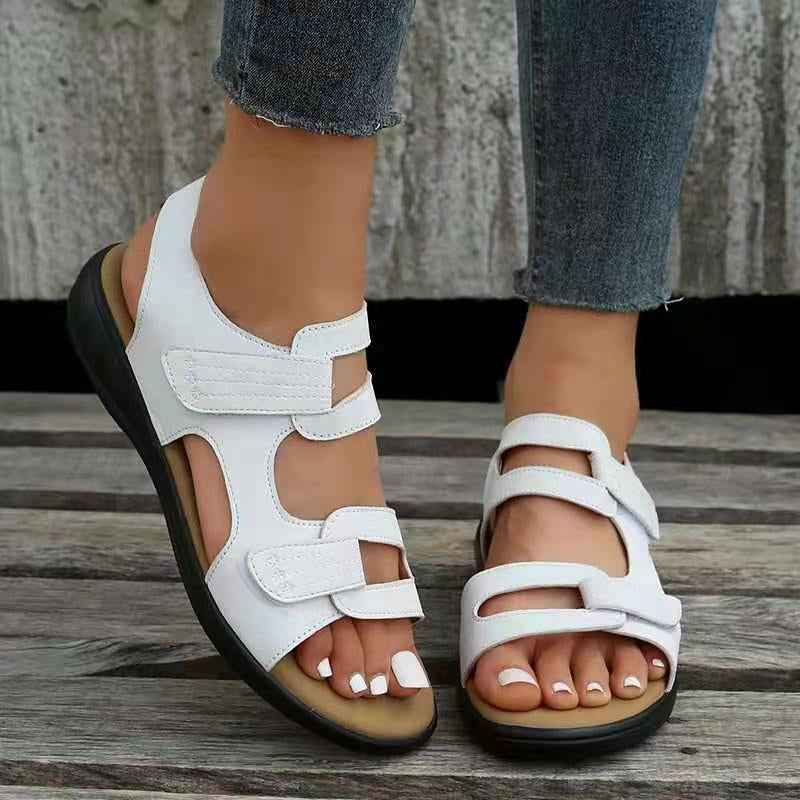 Samantha | Women's Orthopedic Casual Sandals - Comfortable Footwear White