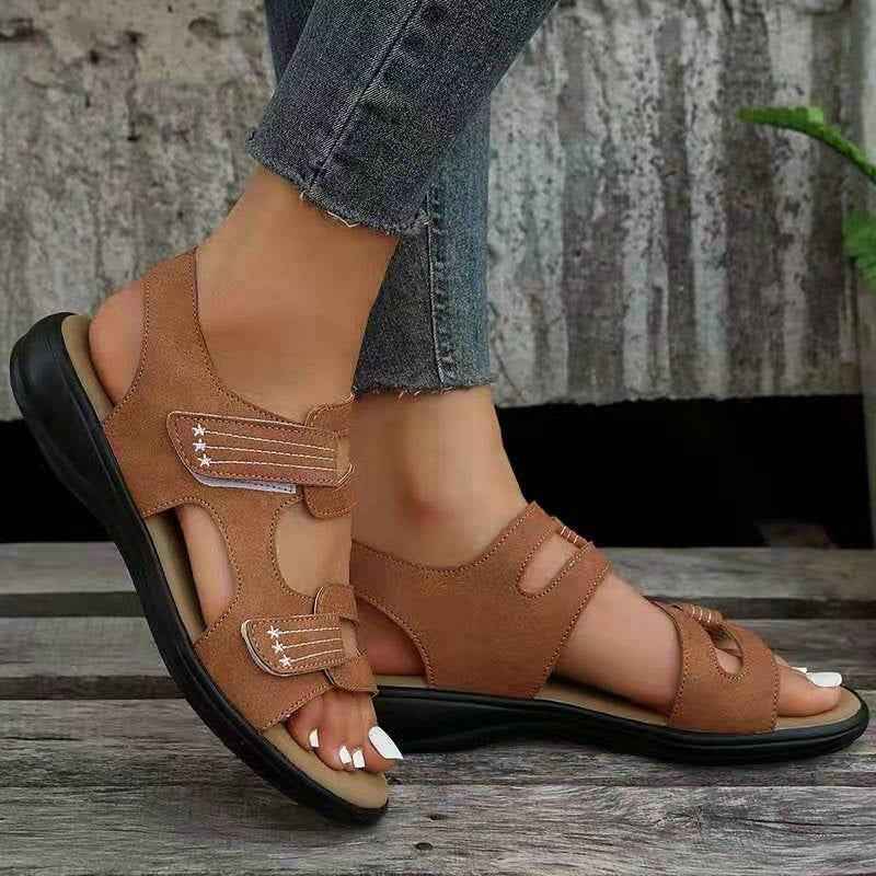 Samantha | Women's Orthopedic Casual Sandals - Comfortable Footwear Brown