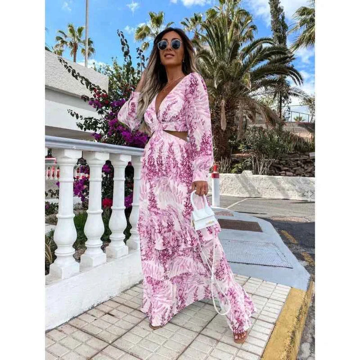 Allison | Elegant Long Dress with Timeless Design Purple