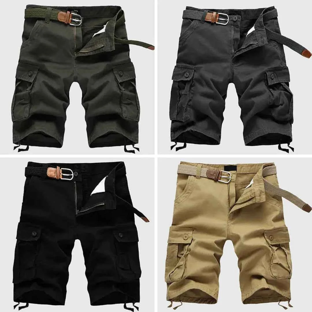 Men's Tactical Cargo Shorts with Belt All 4 Colors (DEAL)