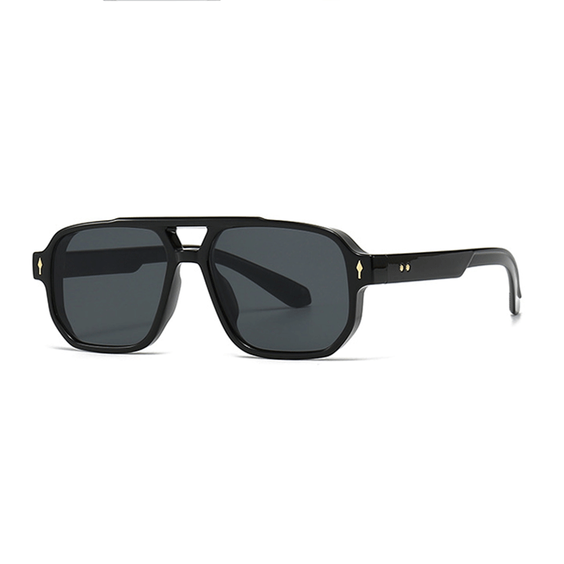 Polarized Horizon Sunglasses for UV Protection Black Gray