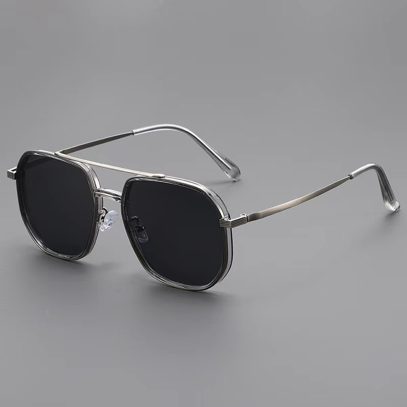 Polarized Navigator Sunglasses for Ultimate UV Protection Clear Gray