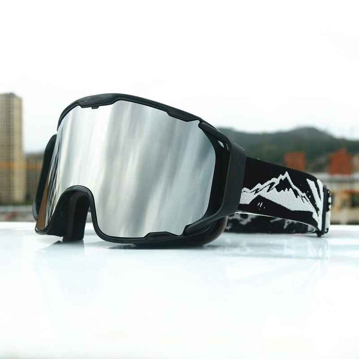 Polarized Snow Goggles for Ultimate Clarity Black Frost
