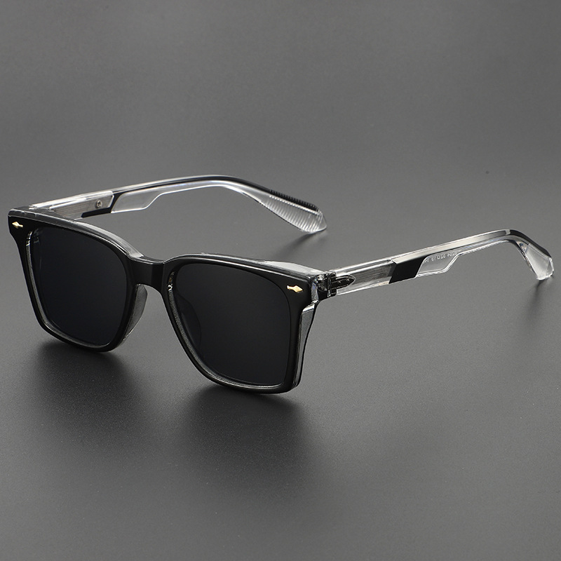 Polarized Solar Sunglasses for Ultimate UV Protection Black Silver