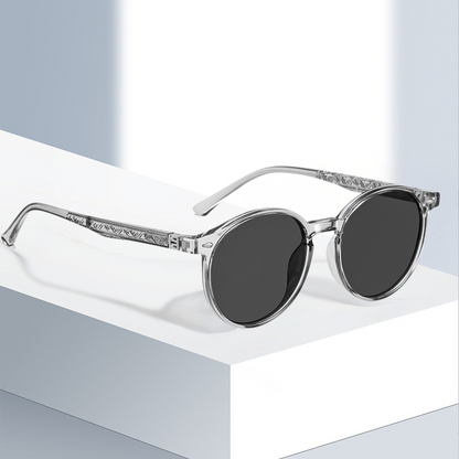 Polarized UV Protection Sunglasses Black Gray Gradient Black Red Gray
