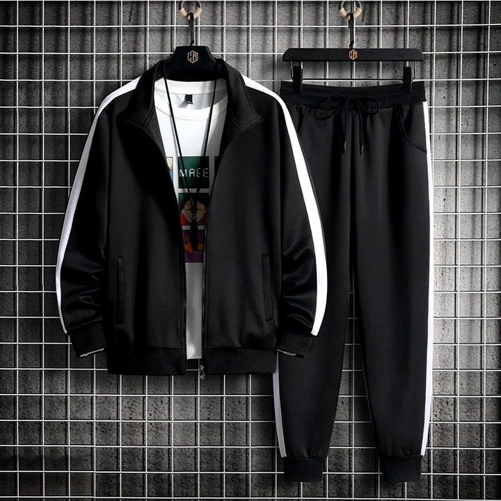 Premium Nova Tracksuit Set - Hype Collection Black