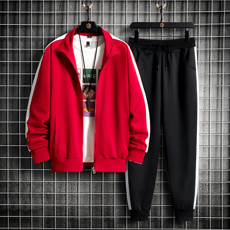 Premium Nova Tracksuit Set - Hype Collection Red