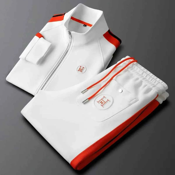 Premium Tracksuit Set for Ultimate Comfort White