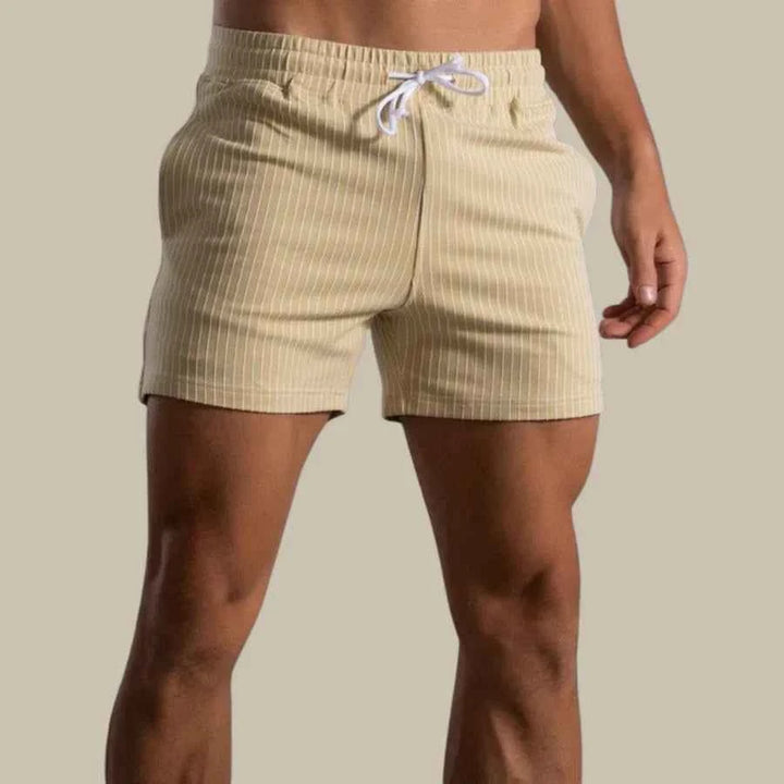 Men's Super Stretch Workout Shorts Yellow