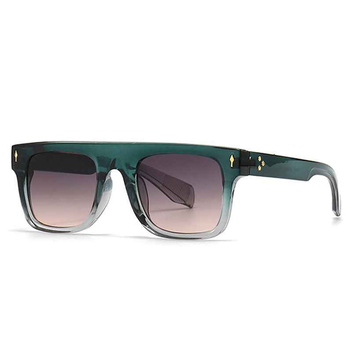 Stylish Polarized Sunglasses for Ultimate UV Protection Dark Green Gray