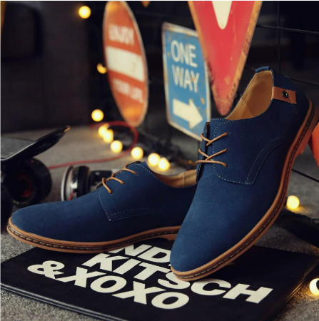 Men's Casual Modern Style Shoes Blue