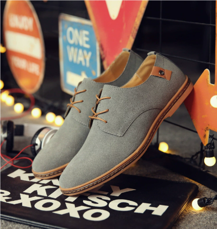 Men's Casual Modern Style Shoes Gray