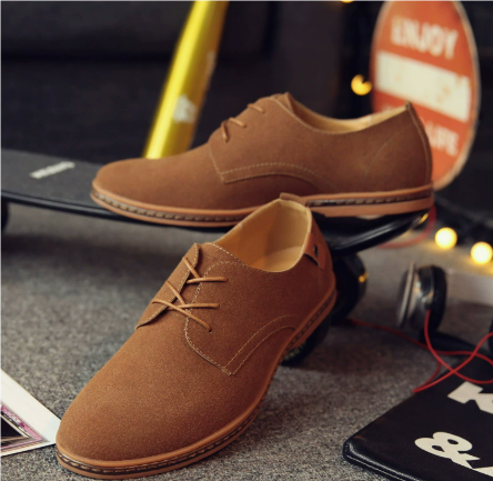 Men's Casual Modern Style Shoes Light Brown