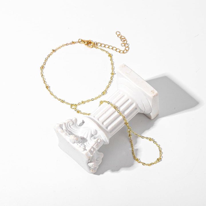 Quincy | Women's Gold Hand Chain and Bracelet Combo