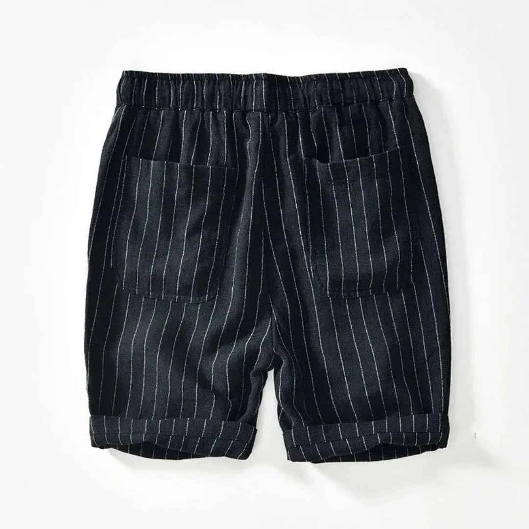 Men's Knee-Length Linen Shorts