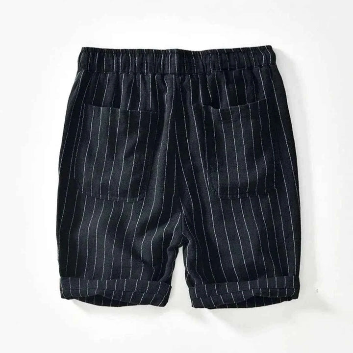 Men's Knee-Length Linen Shorts