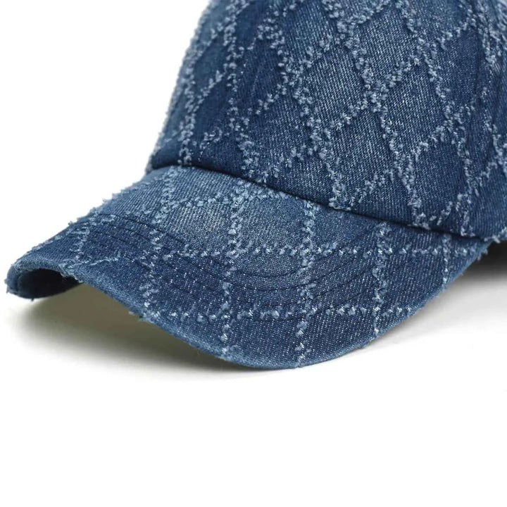 Retro Denim Cap - Vintage Style