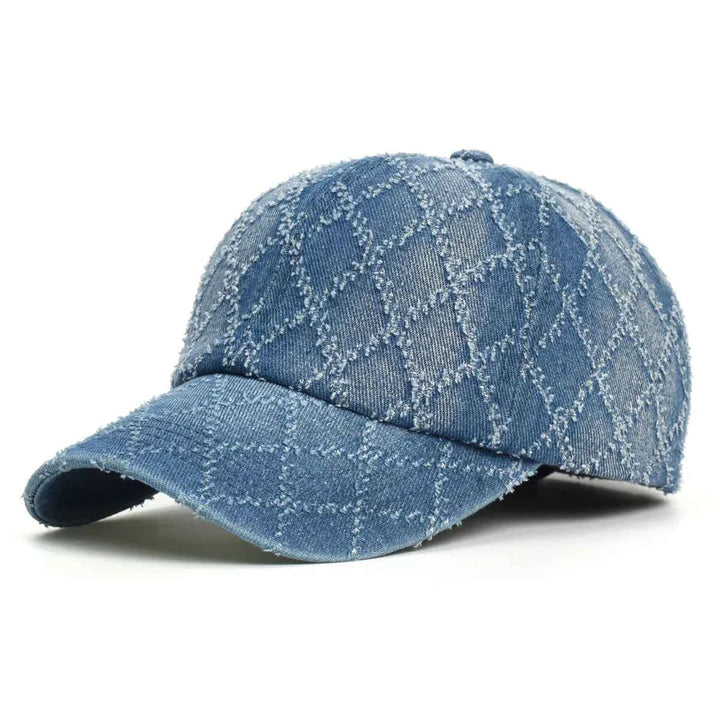 Retro Denim Cap - Vintage Style Washed