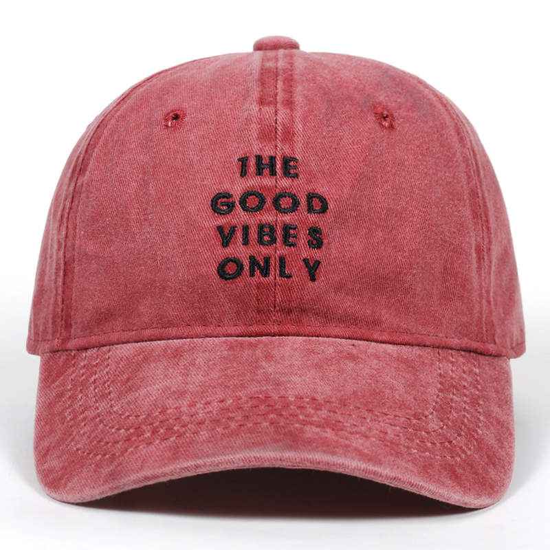 Retro baseball cap Red