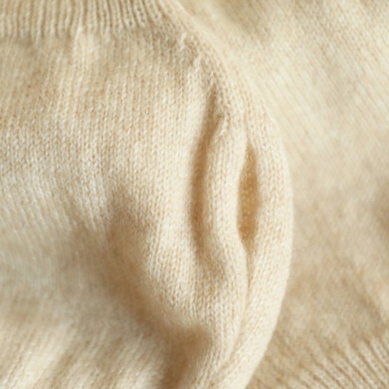 Ribbed Cuff Form-Fitting Fingerless Gloves