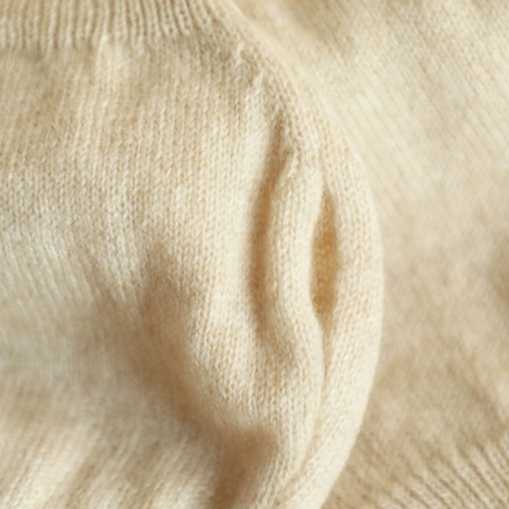 Ribbed Cuff Form-Fitting Fingerless Gloves