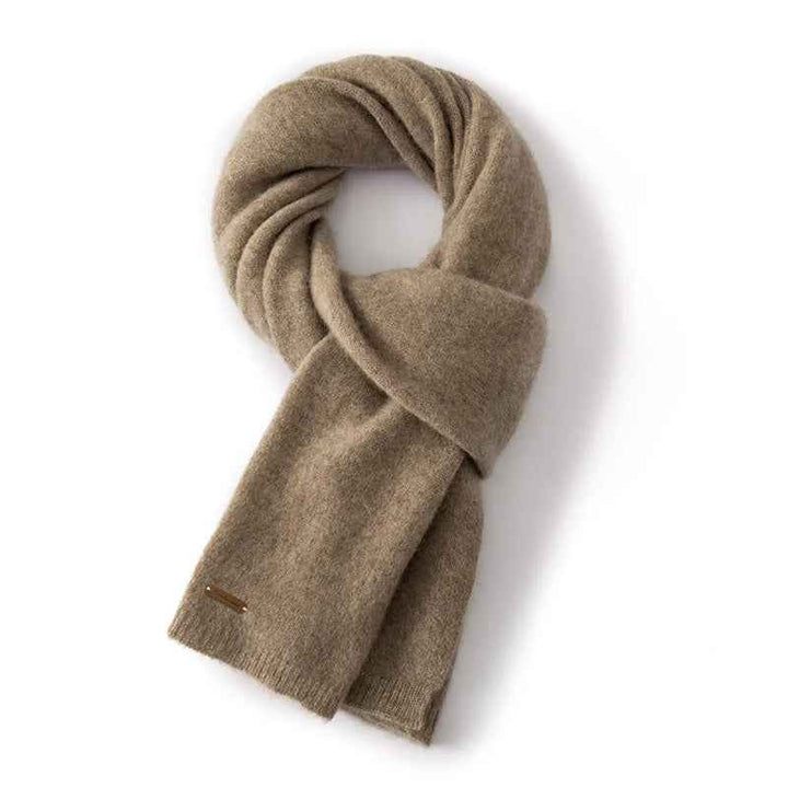 Ribbed Long Draped Scarf | Solid Color Design