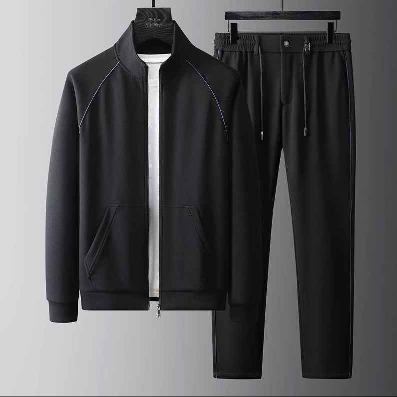 Rivaro High-Performance Tracksuit Set Black
