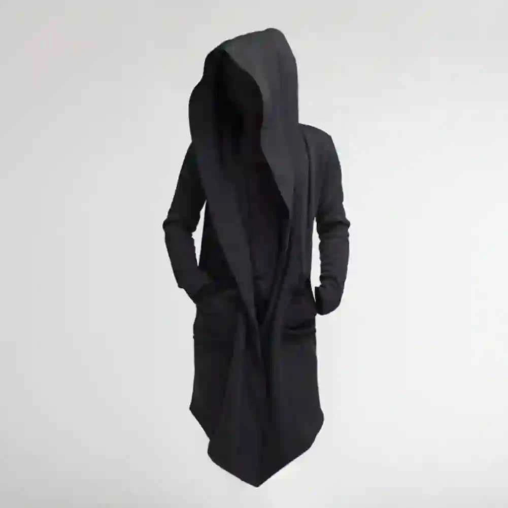 Men's Oversized Hooded Draped Cardigan Coat