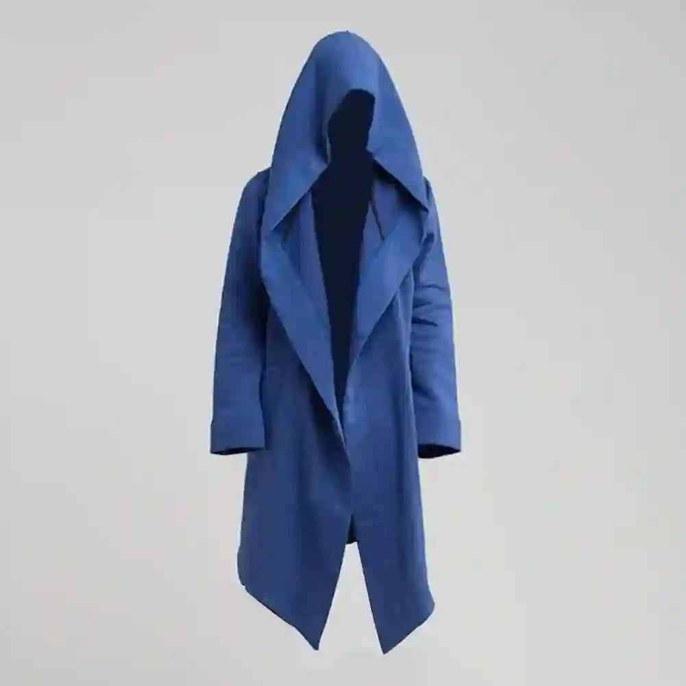 Men's Oversized Hooded Draped Cardigan Coat