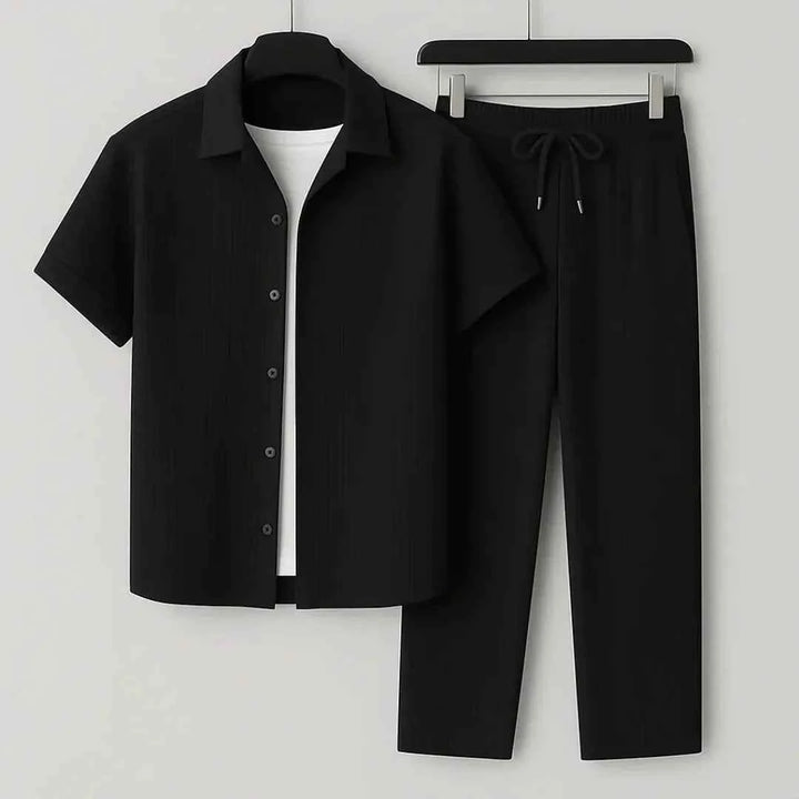 Men's Riviera Summer Outfit Set Black
